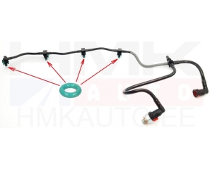 Injector return hose seal OEM Jumper/Boxer/Ducato 2,2HDI 06-  Euro4