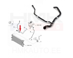 Coolant hose OEM Jumper/Boxer/Ducato 2,0/2,2BlueHDi  2016-