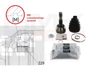 CV Joint kit outer Jumper/Boxer/Ducato 3,0HDI 2006-