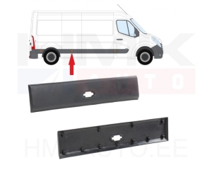 Side panel trim right with side light hole Renault Master 2,3DCI 2010- (L3)