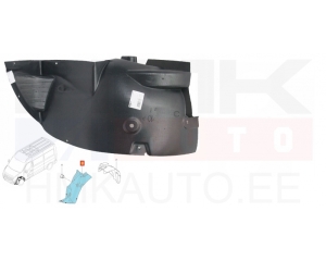 Wheel arch liner front Renault Master 2010-