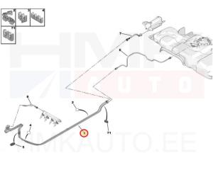 Tuyauterie de carburant OEM Berlingo,C4,DS4 / Partner,308,3008,5008  EP6C