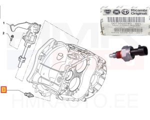 Reverse light switch OEM Jumper/Boxer/Ducato 3,0HDi