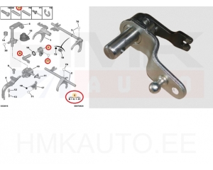 Gear shift lever OEM Citroen/Peugeot MA-gearbox