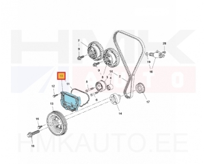 Timing belt cover OEM Citroen/Peugeot 1,0-1,2 