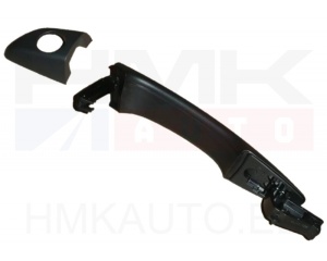 Door handle outer left OEM Citroen C3, C4, Berlingo /Peugeot 208, 308, Partner (with lock cylinder hole)