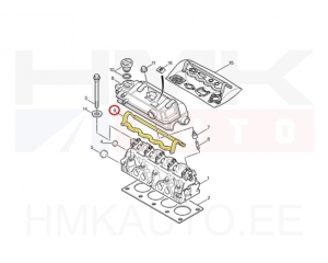 Прокладка клапанной крышки OEM Citroen/Peugeot 1,6/1,8/2,0  XU5J,XU7J,XU10J