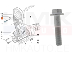 Camshaft pulley bolt OEM Fiat Ducato 2,3JTD