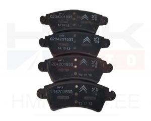 Piduriklotside komplekt eesmine OEM Peugeot 206