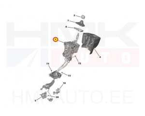 Käiguhoovastiku trosside komplekt OEM Citroen Jumpy/Peugeot Expert 1,6BlueHDi 2016-  ML6C
