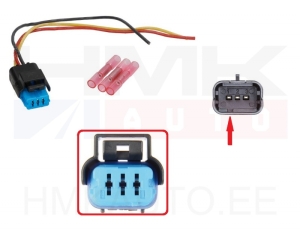 Crankshaft sensor plug with wire Citroen/Peugeot