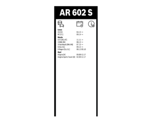 AEROTWIN wiper blade set 600/450