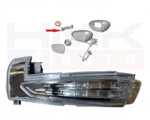 Clignotant dans le rétroviseur gauche Citroen C3, C5, DS3 /Peugeot 508