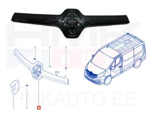 Kapoti iluliist OEM Renault Trafic III  2019-