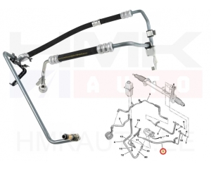 Tuyau haute pression direction assistée OEM Boxer/Jumper/Ducato 3,0HDI 2006-