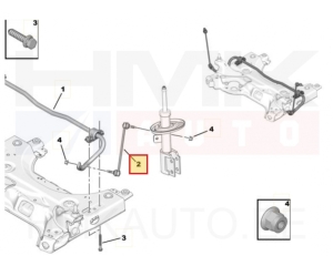 Stabilisaatori otsavarras eesmine OEM Jumpy/Expert/Spacetourer 2016-