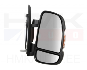 Rear view mirror right electric Jumper/Boxer/Ducato 06- (short arm, W16W)