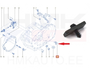 Käigukasti magnet koos tüübliga OEM Renault PF6 k.kast