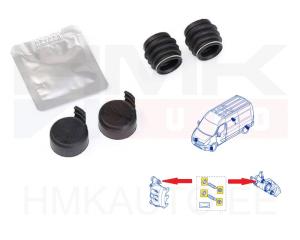 Brake caliper guide boot set Renault Master III