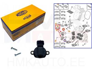 Selection and engagement sensor, automatic gearbox Citroen/Peugeot/Fiat