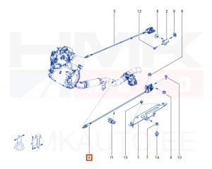 NOx andur OEM Renault Kadjar 1,5DCI