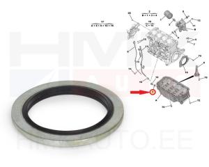 Oil drain plug gasket 18,5mm OEM Jumper/Boxer/Ducato MCA 2,2HDI 2024-