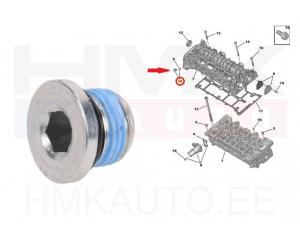 Cylinder head plug М16х1,5 OEM Jumper/Boxer/Ducato MCA 2,2HDI 2024-