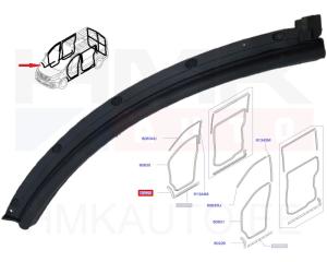 Etuoviaukon alatiiviste oikea OEM Trafic/Vivaro 2014-