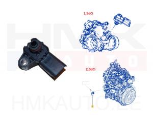 Manifold absolute pressure sensor(MAP) OEM Renault 1,5dCi/2,0dCi 2019-