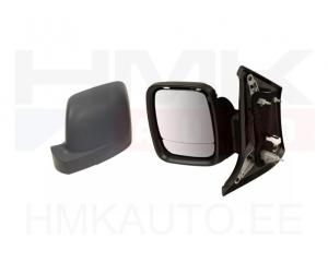 Rear view mirror left electric Renault Trafic III (short arm, paintable)