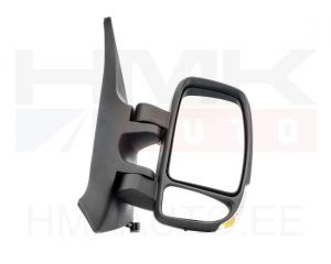 Rear view mirror right electric Renault Master III 2010- (short arm, heatable, temp.sensor,9 pins)