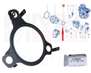 EGR valve gasket OEM Renault 1,5dCi/2,0dCi