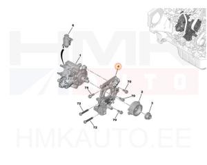 Kõrgsurvepumba kronstein OEM Citroen/Peugeot 1,6HDi