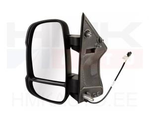 Rear view mirror left manual Jumper/Boxer/Ducato 2006- (short arm, W16W)