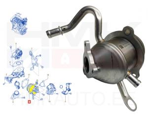 EGR cooler OEM Renault 1,5BlueDCI