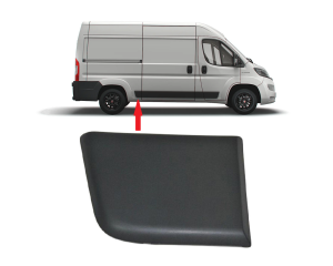 Külgpaneeli eesmine liist parem OEM Jumper/Boxer/Ducato 2018- L2 (must)