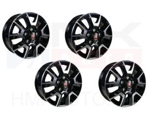 Alumiinivannesarja (4kpl) 16" OEM Ducato 2014-  5x118 ET68  (keskikorkilla "FIAT")