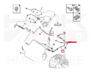 Polttoaineputket OEM Jumper/Boxer 2,0/2,2BlueHDi Euro6