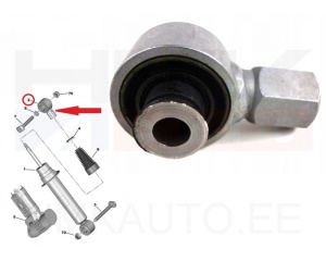 'Amortisaatori puks, tagumine ülemine Citroen C5/DS5, Peugeot 3008/407/508