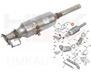 Tahmafilter(DPF/FAP) OEM Jumper/Boxer 2011- 2,2HDi Euro5