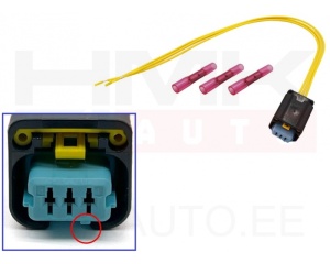 Crankshaft sensor plug with wire Citroen/Peugeot