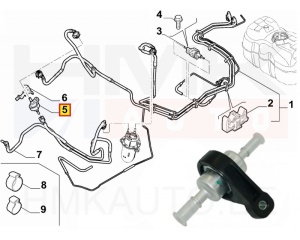 Kütuserõhu regulaator(madalsurve) OEM Jumper/Boxer/Ducato 2,0/2,2BlueHDI