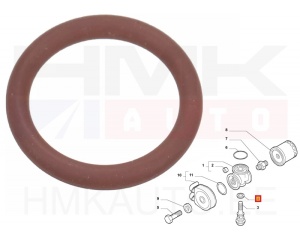 Öljynsuodattimen kotelon tiiviste OEM Jumper/Boxer/Ducato 2,8HDI 00-