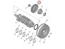 Crankshaft pulley OEM Peugeot/Citroen 1,4HDI/1,6HDI