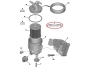 Fuel filter with housing Citroen/Peugeot 2,0HDI (2 pipes)