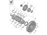 Crankshaft pulley (timing belt) OEM Citroen/Peugeot 1,4-1,6HDI