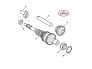 Gearbox primary shaft bearing set OEM Citroen/Peugeot ML5C gearbox