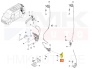 Скоба замка задней двери средняя левая OEM Renault Master 2010-