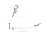 Power steering return pipe OEM Renault Master 2010-