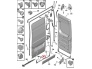 Door seal, rear door left OEM Jumper/Boxer/Ducato 06- H2 Door seal, rear door left OEM Jumper/Boxer/Ducato 06- H2